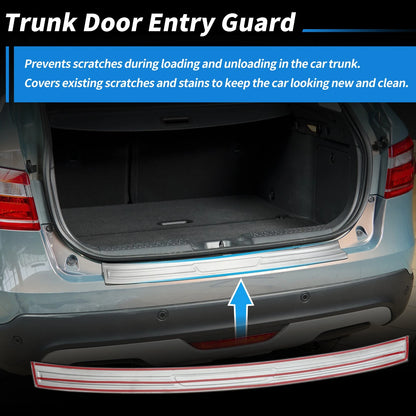 Rear Bumper Guard Protector Door Entry Guard for Toyota Highlander (2015-2019)
