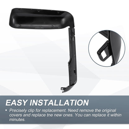 Rearview Mirror Cover Cap Gloss Black for Chevrolet Silverado GMC