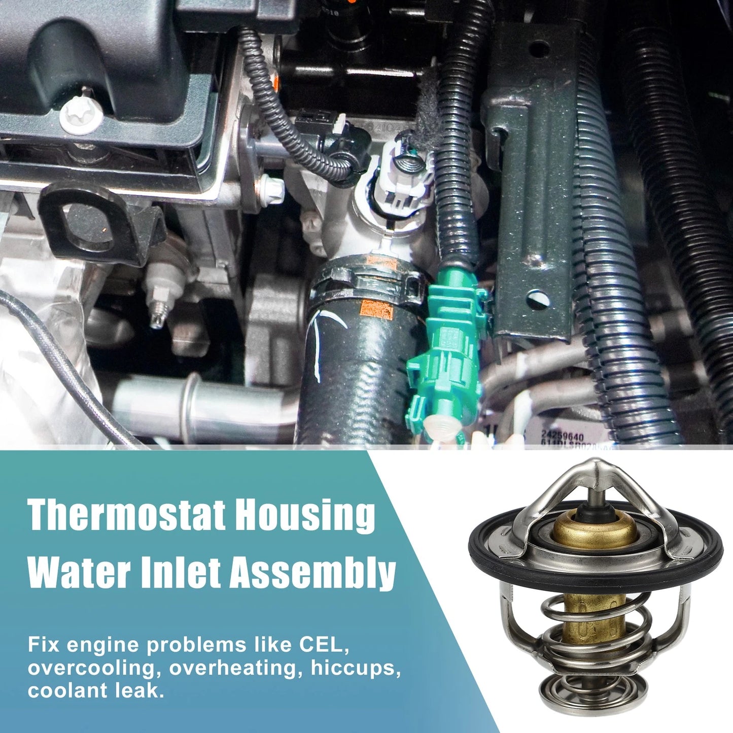 Engine Coolant Thermostat Housing for Kia Sedona (2002-2005)