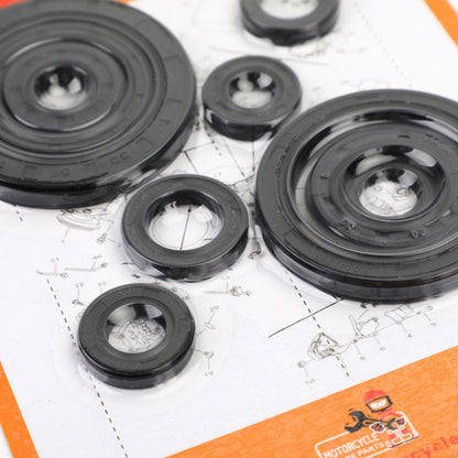 10pc Shaft Seal Set for Honda CRF 250R/250X (2004-2017)