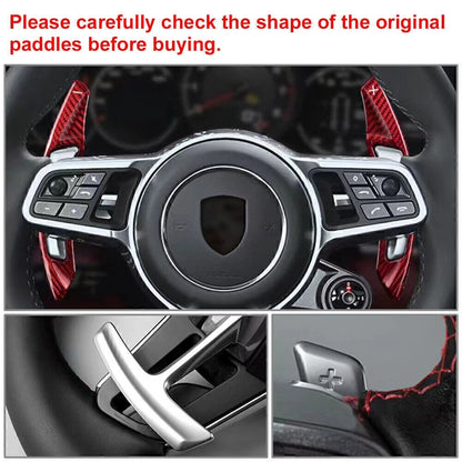 2 x Steering Wheel Shift Paddle Extensions for Porsche Macan Cayenne 718