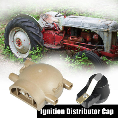 Ignition Distributor Cap with Rotor for Ford 4 Cylinder Tractors