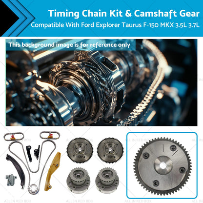 Timing Chain Kit & Camshaft Gear for Ford Explorer Taurus F-150 MKX (2006-2010)