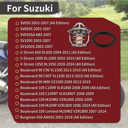 Thermostat & O-Ring for Suzuki Boulevard 109 M109R VZR1800 (2006–2024)