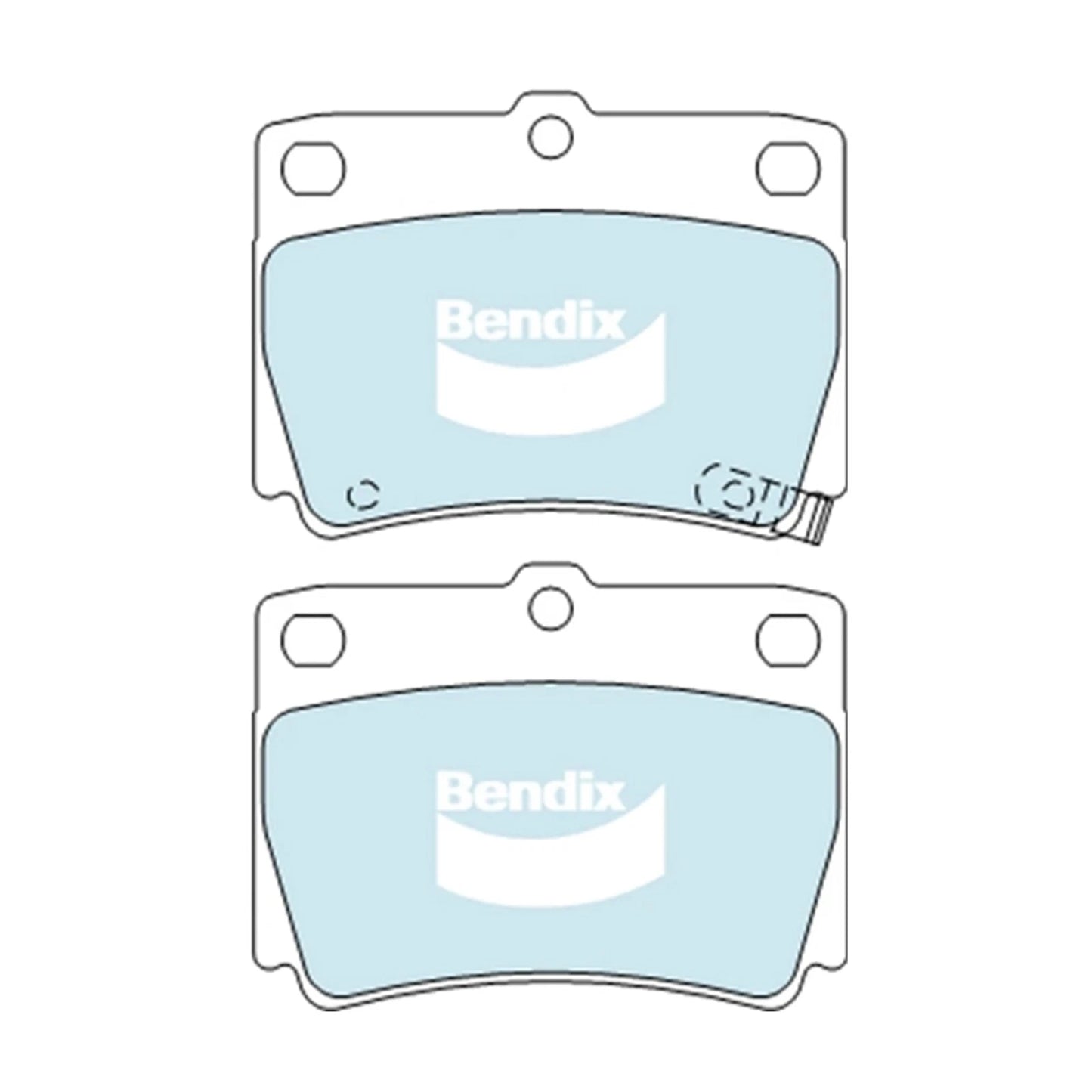 4WD Rear Disc Brake Pads Set for Mitsubishi Challenger (1998-2015)