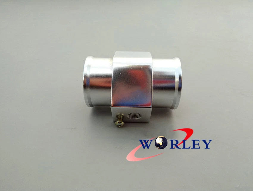 30MM Water Temp Sensor Alloy Adaptor for Radiator Hose Connector + Clamps