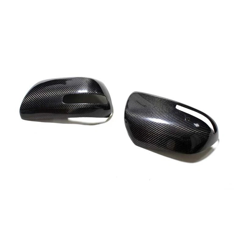 Carbon Fiber Add-on Side Mirror Cover Caps for 2006-2013 Toyota Previa