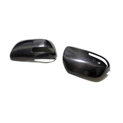 Carbon Fiber Add-on Side Mirror Cover Caps for 2006-2013 Toyota Previa