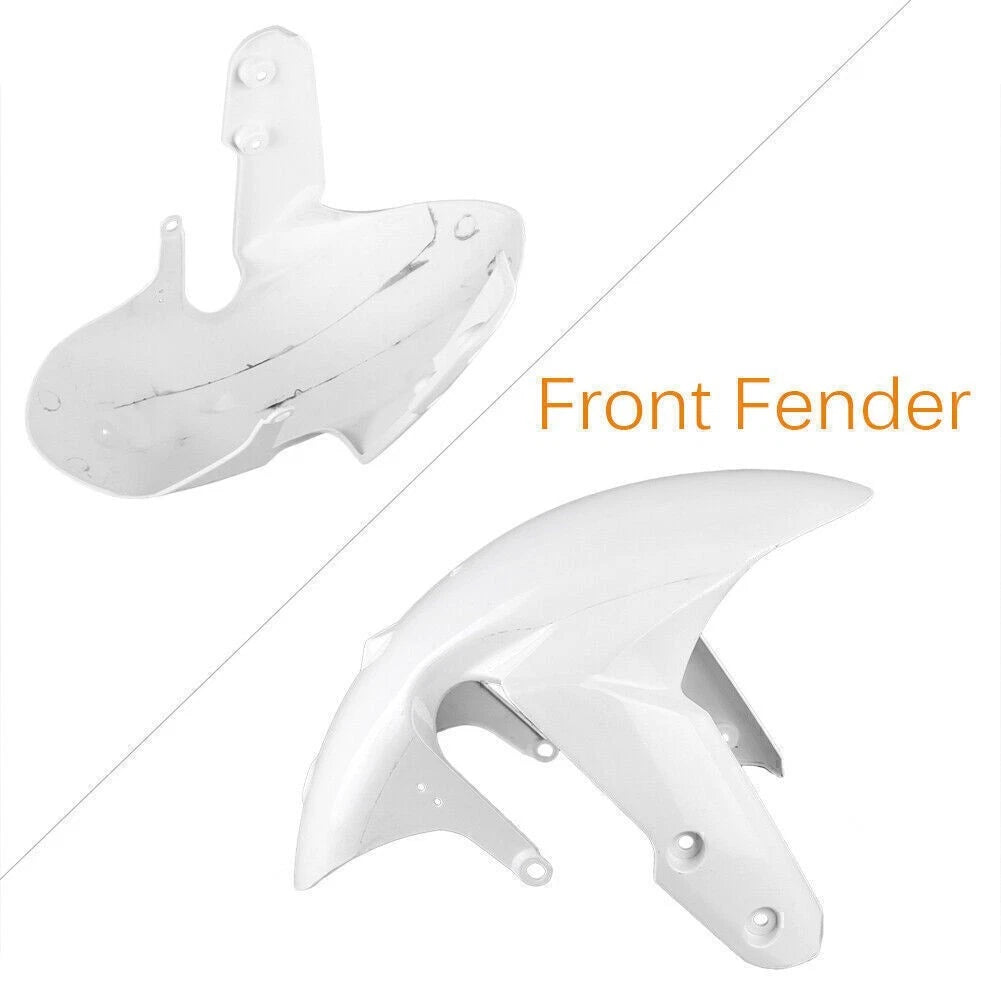 Front Fender Mudguard for SUZUKI GSXR 1000 (2009-2012) White
