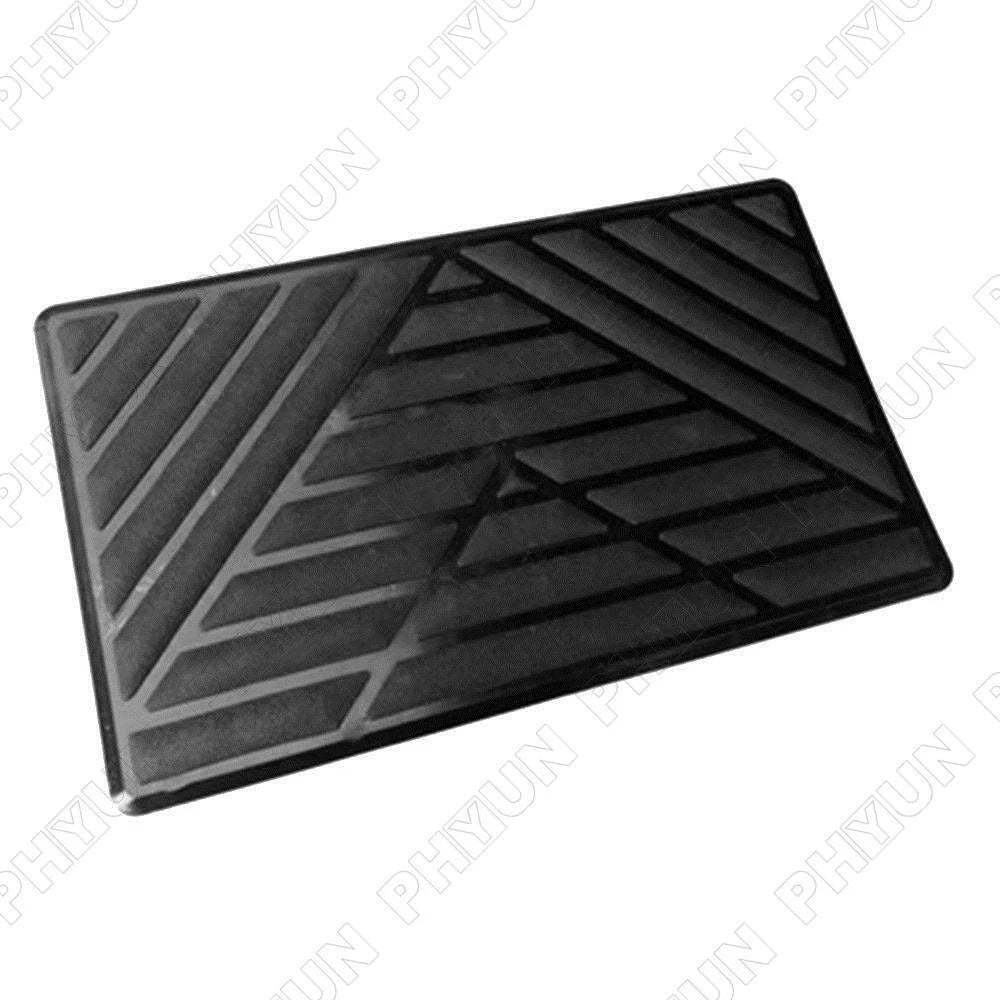 Black PVC Car Foot Mat Repair Pad Carpet Patch Cover 25x15cm Universal