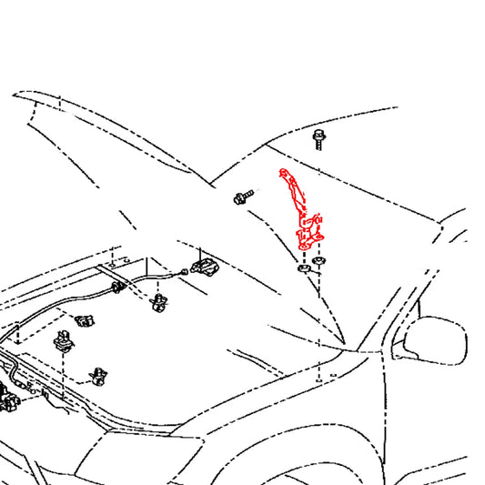 Bonnet  Hinge for Toyota Hilux Double Cab 2004-2015
