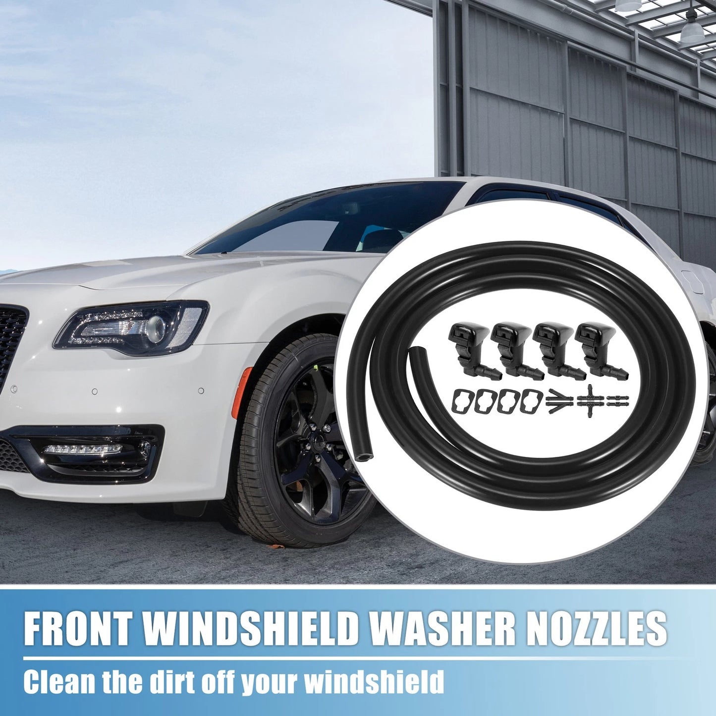 4 x Windshield Washer Nozzles for Chrysler 300 (2011-2018)