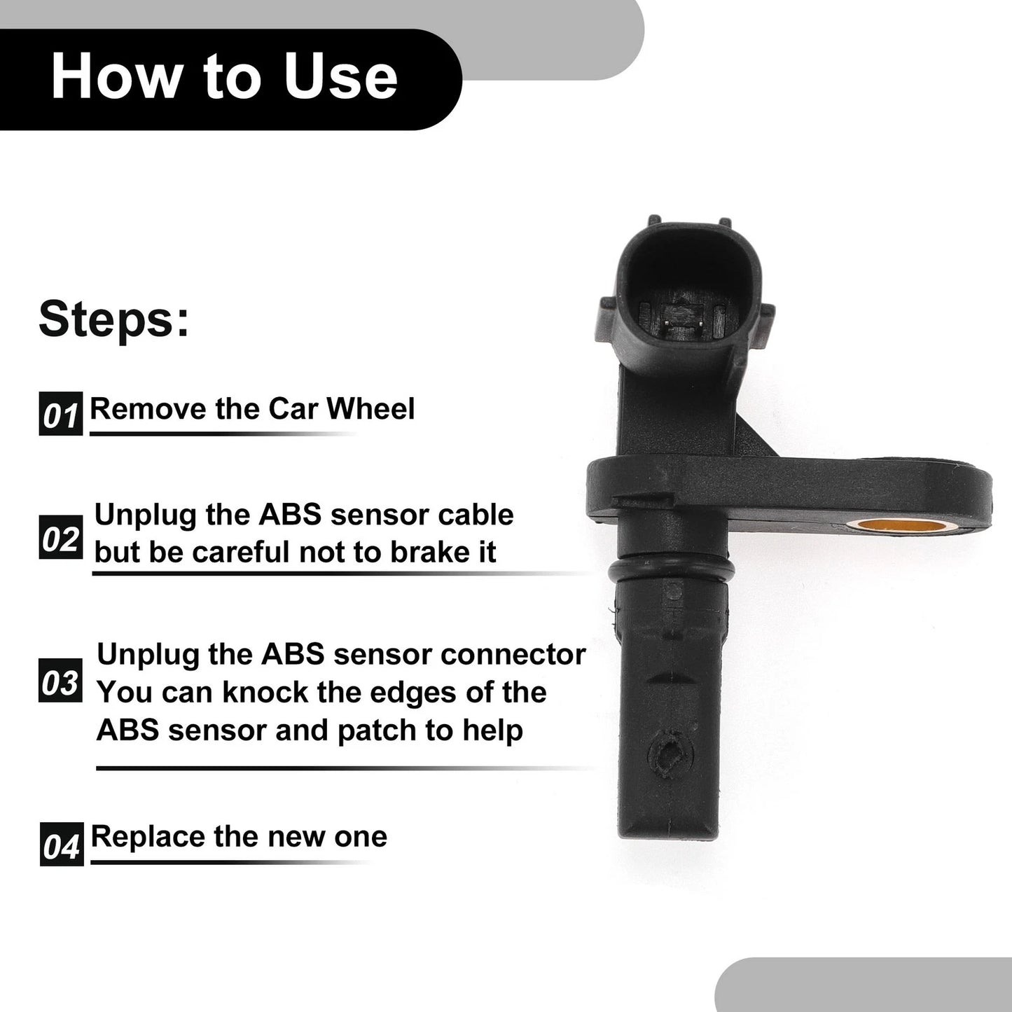 ABS Wheel Speed Sensor for Toyota Tundra (2007-2017) - 1 x Sensor
