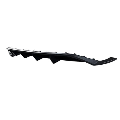 Gloss Black Rear Bumper Diffuser with Tips for VW Polo MK6 (2019-2024)