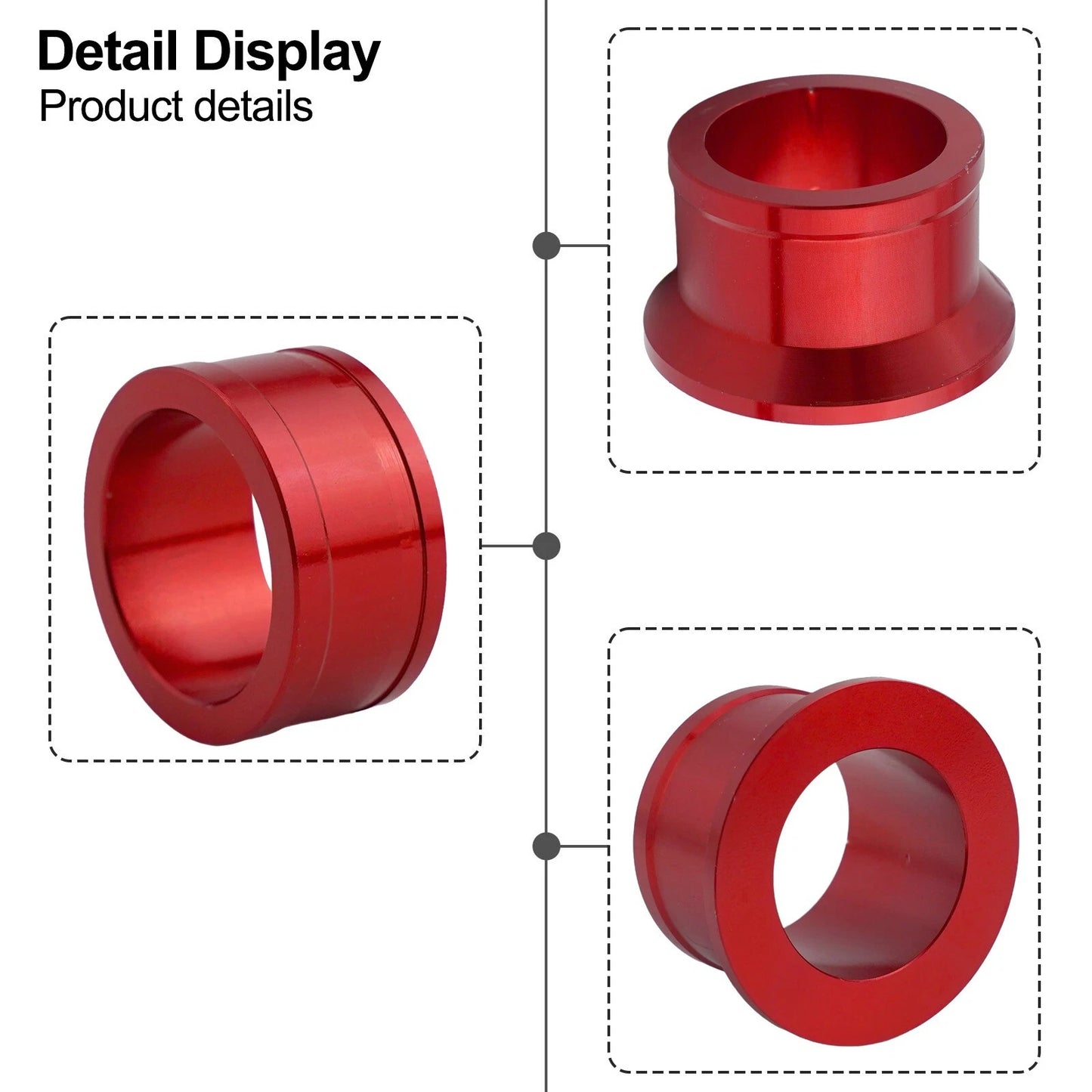Billet / Front Rear / Wheel Spacers for CR125 CR250 CRF250R CRF450X CRF450R
