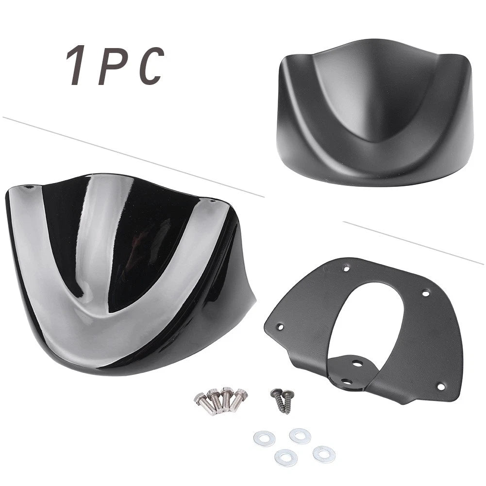 Black ABS Front Bottom Fairing Fender for Harley Dyna (2006-2017)