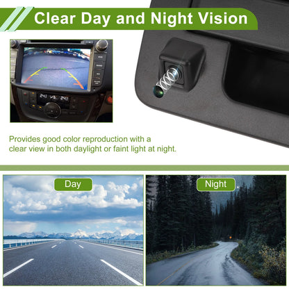 Tailgate Handle Backup Camera for Nissan Titan (2013-2015)