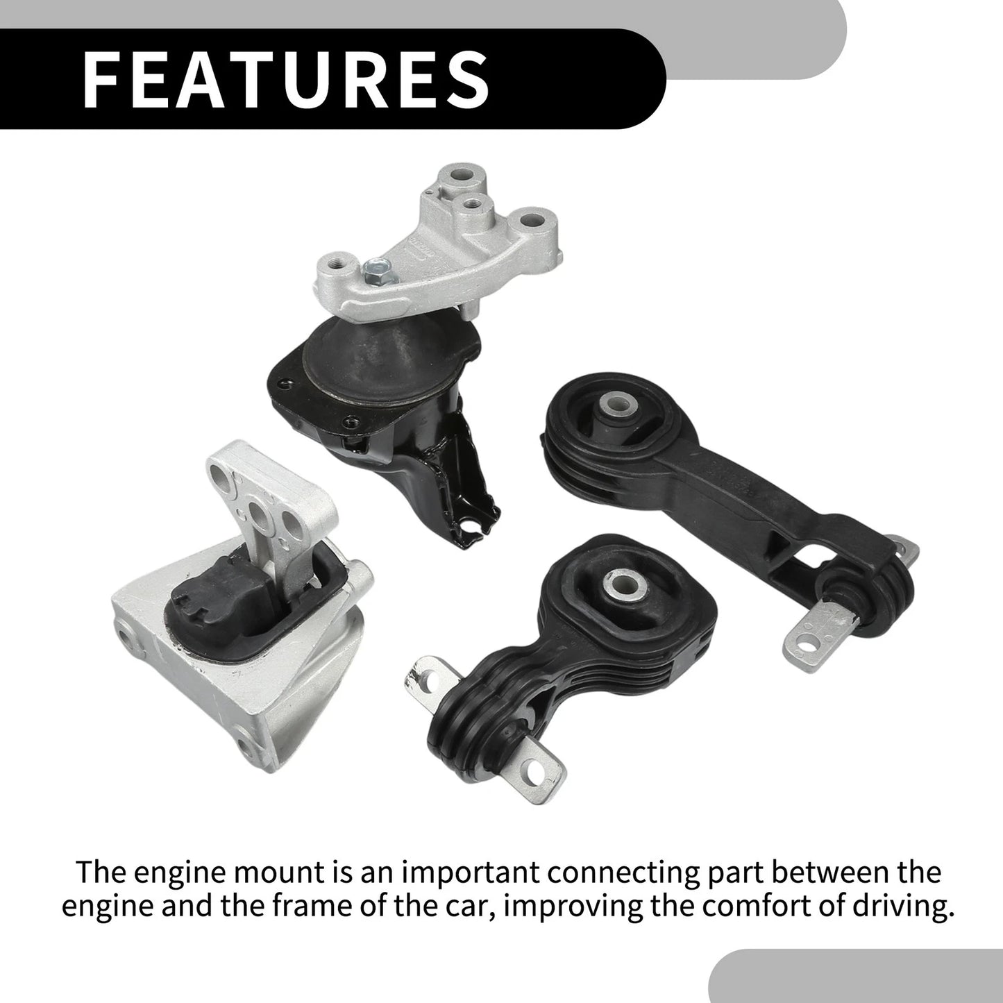 Engine Torque Strut Mount Set for Honda Civic (2006-2010)