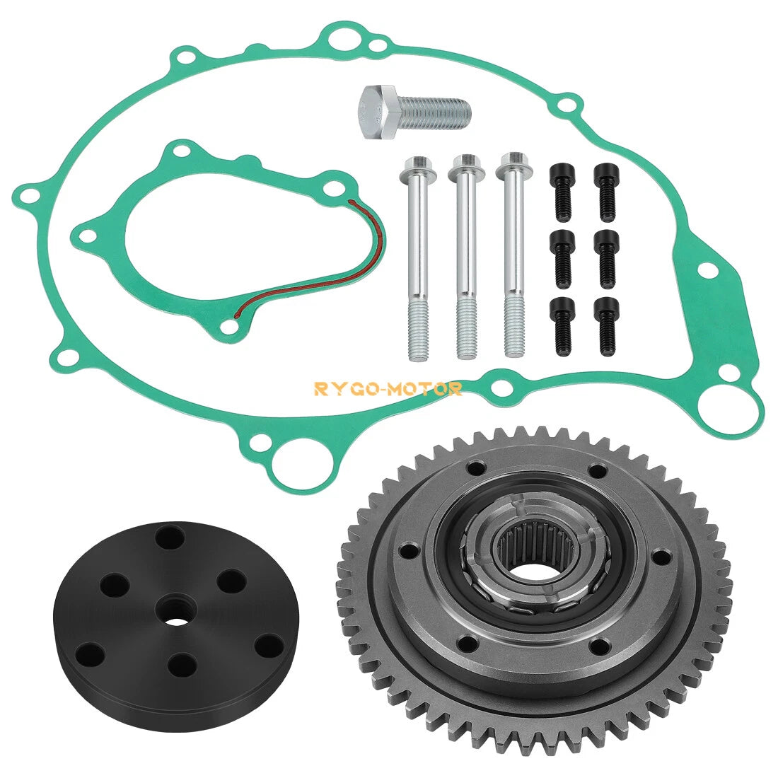 Starter Clutch One-Way Bearing Gear Flywheel Puller Kit for Yamaha Raptor 660R