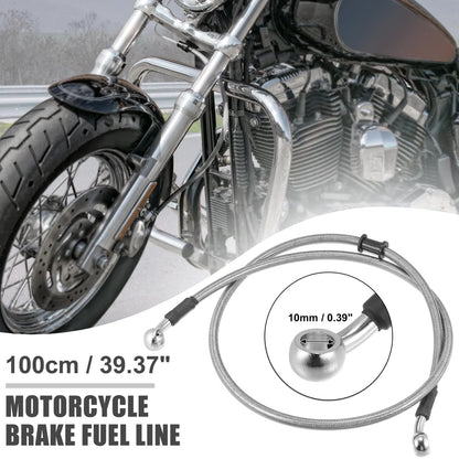 100cm / Braided Brake Clutch Oil Hoses Line Pipe / Motorcycle ATV