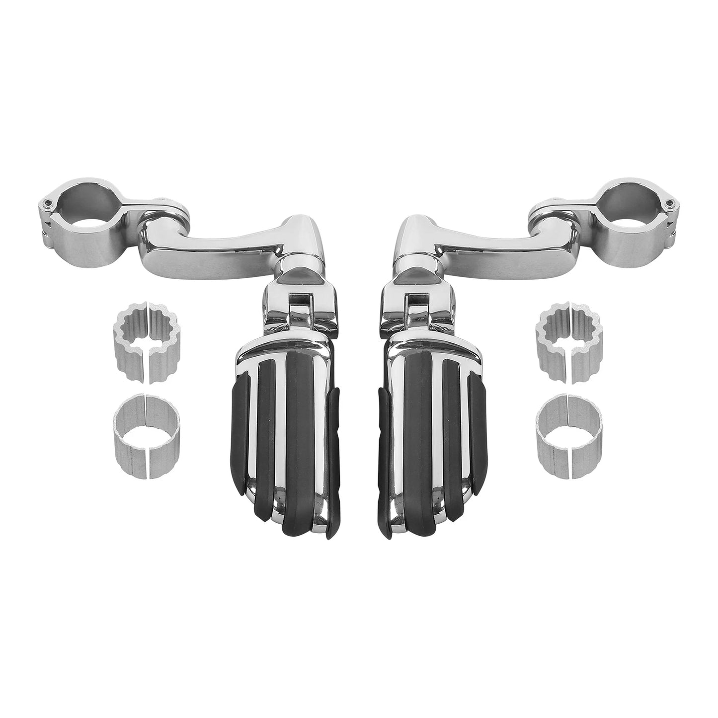 Chrome Highway Footpeg Pegs 25/32/35mm for Honda Harley Touring Dyna