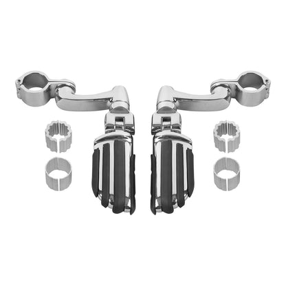 Chrome Highway Footpeg Pegs 25/32/35mm for Honda Harley Touring Dyna