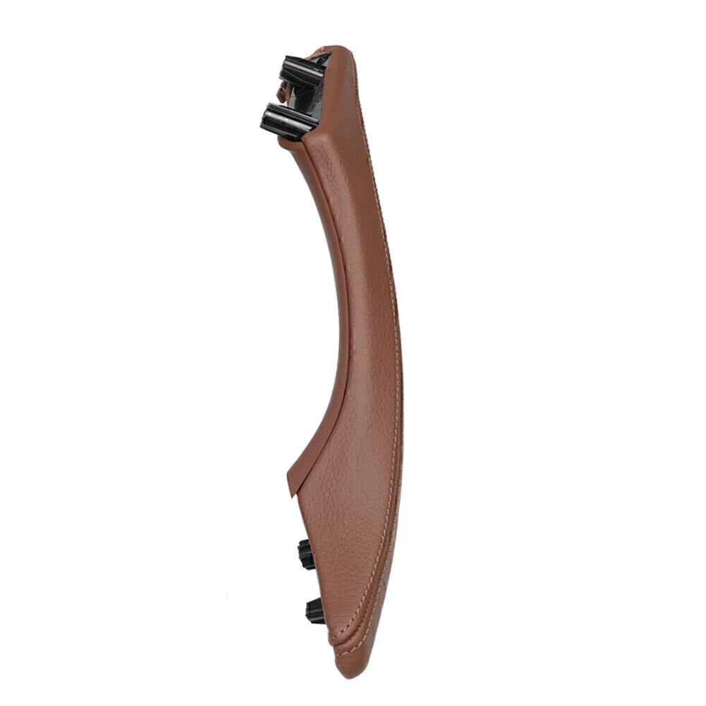 Left Side Red Door Trim Pull Handle Real Leather for BMW 5 Series (2010-2017)
