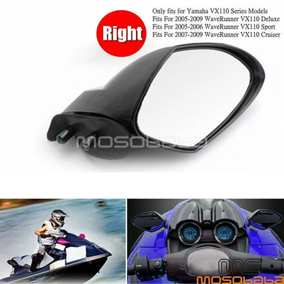 Right Rearview Mirror for Yamaha WaveRunner VX110 Sport/Cruiser/Deluxe (2006-2010)