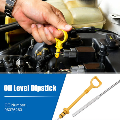 Engine Oil Level Indicator Dipstick for Chevrolet Aveo (2004-2008) Yellow