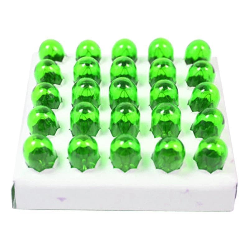 10Pcs T10 194 168 W5W 159 Green Glass Halogen Bulbs for Car Side Light Lamp
