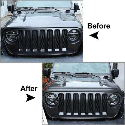 Hood Stone Chip Deflector Guard for Jeep Wrangler JL (2018-2022)