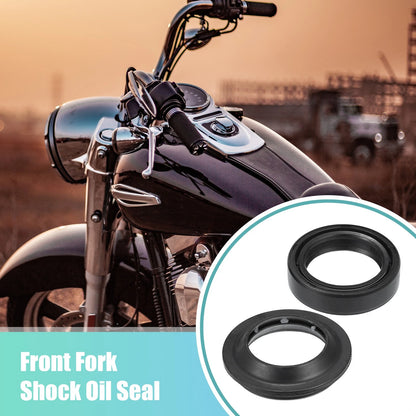 Set 33mmx46mm Front Fork Shock Oil Dust Seal for Kawasaki KX65