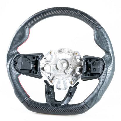 Flat Bottom Matte Carbon Leather Steering Wheel for Mini F54 F55 F56 F57 F60 F61 (2014-2023)