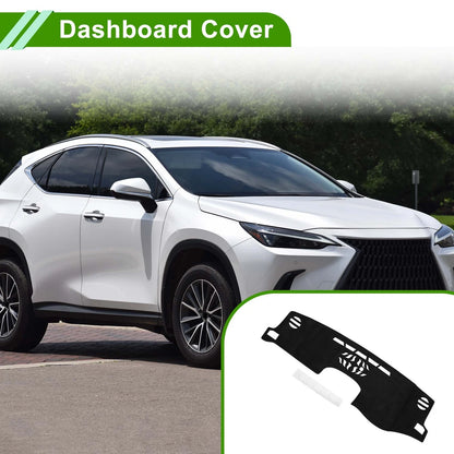 Dashboard Cover Mat for Lexus NX200T/NX300/NX300h (2014-2020) Black