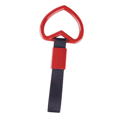 HEART Red TSURIKAWA Ring Handle Strap Charm for Universal Drift Car