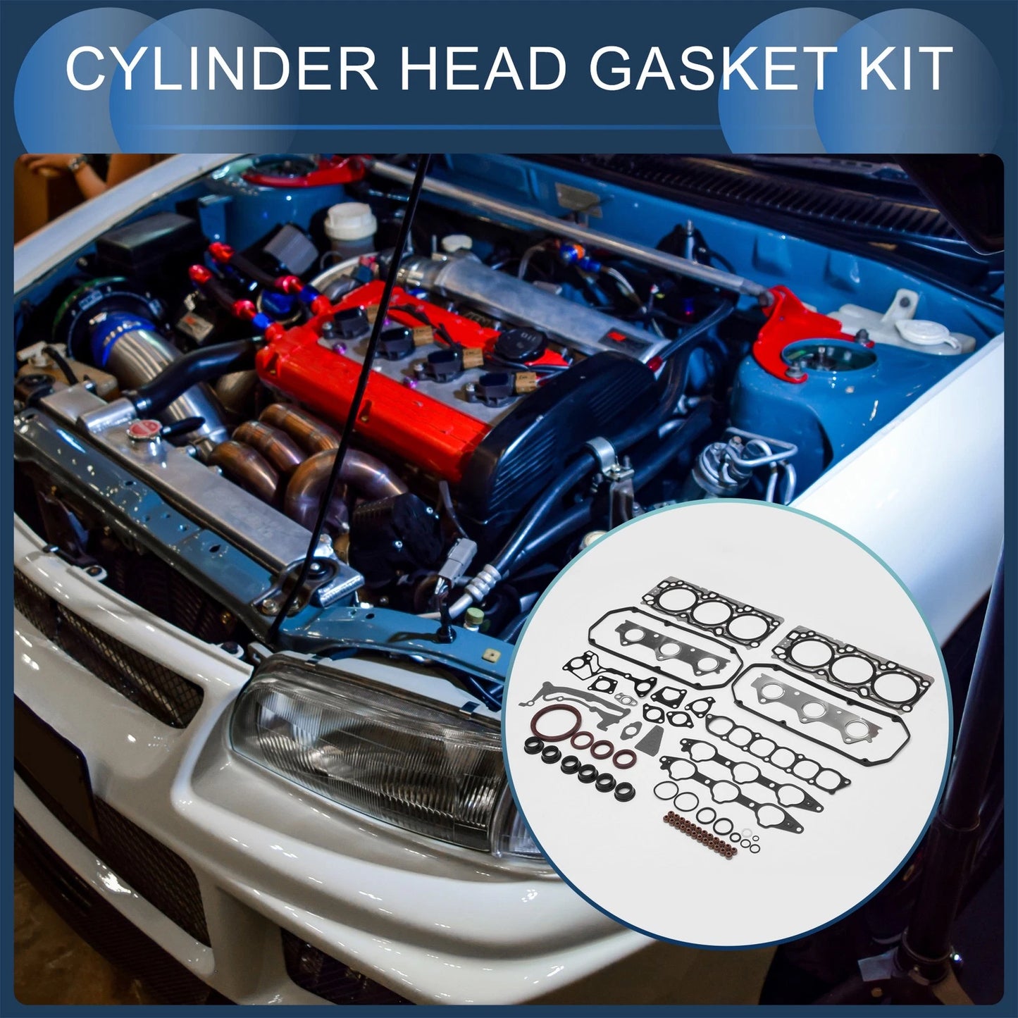 Cylinder Head Gasket Kit for Mitsubishi 6G72 (V73W) (1991-1996)