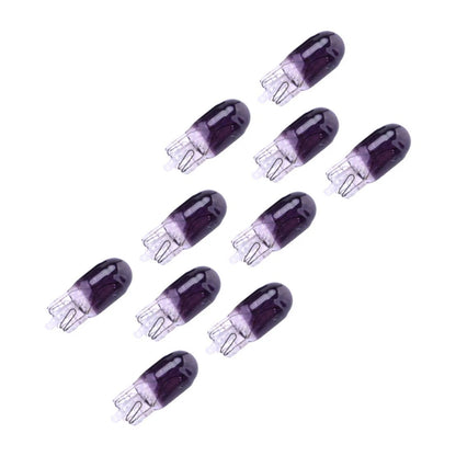 20 x Purple Halogen Clear Glass Instrument Light Bulbs for Car (5W)