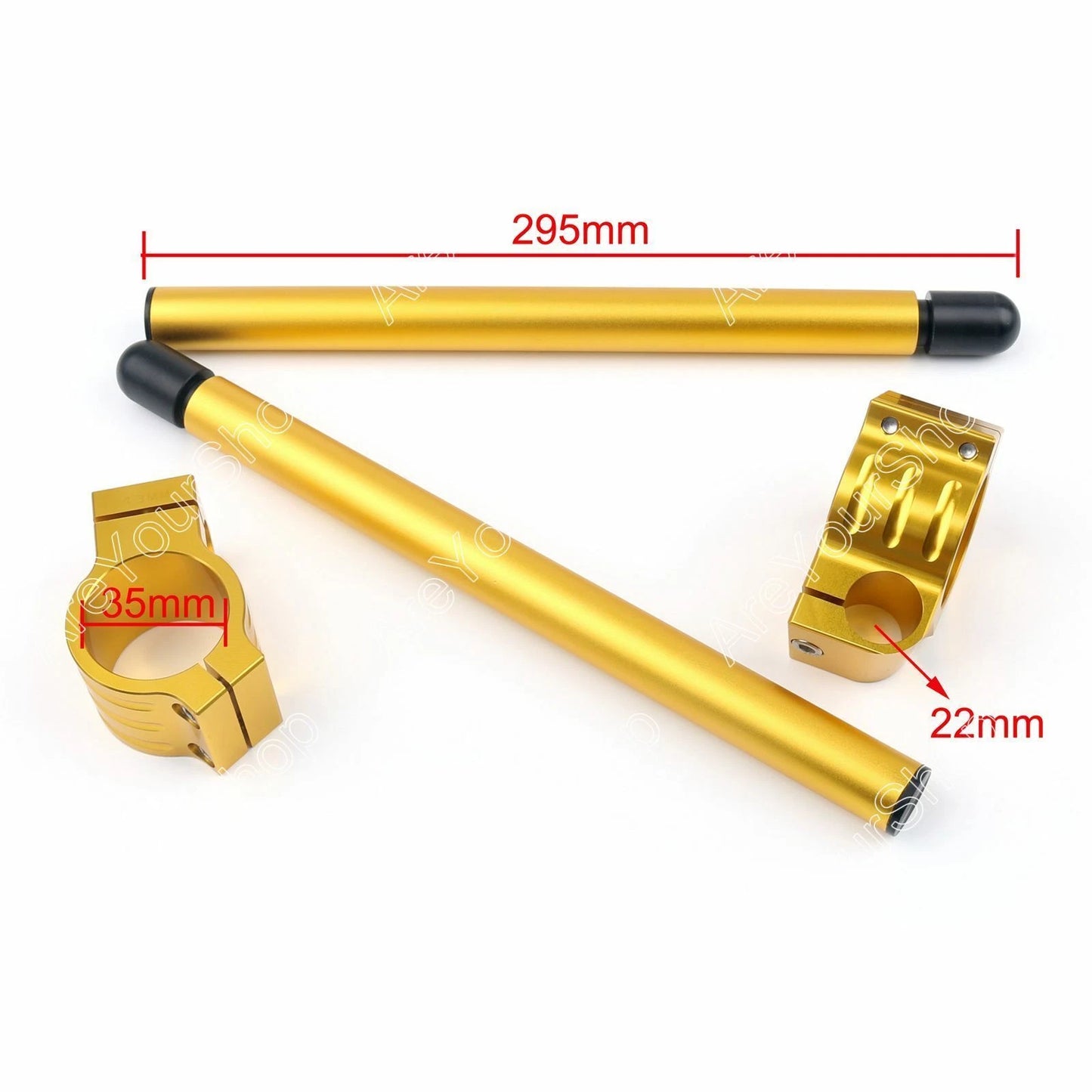 Handlebar Clip-On 35mm for Yamaha RZ350 (1984-1986)