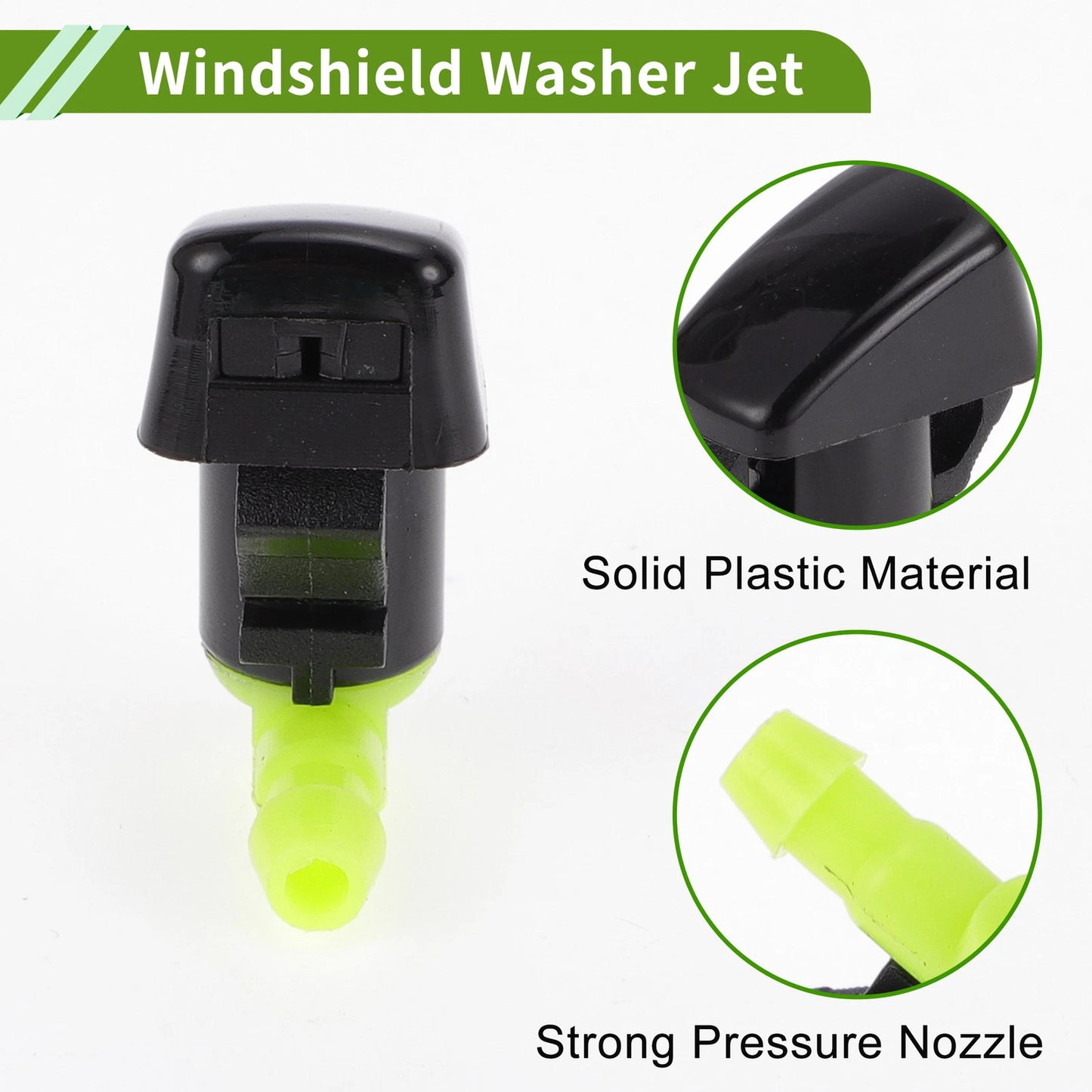 Windshield Washer Nozzle &  Hose Connectors for Ford (2008-2011)