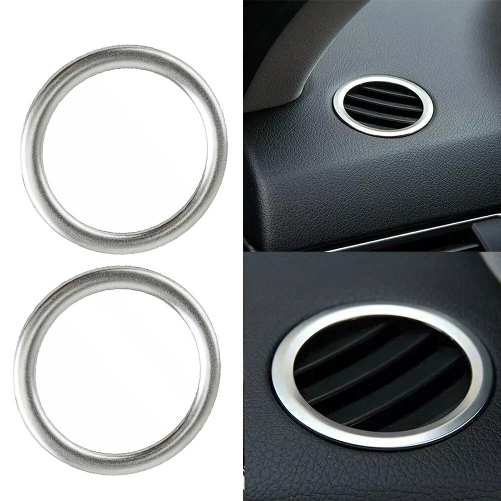 2 x Air Vent Outlet Cover Ring Trim for Mercedes GLK (2008-2015)