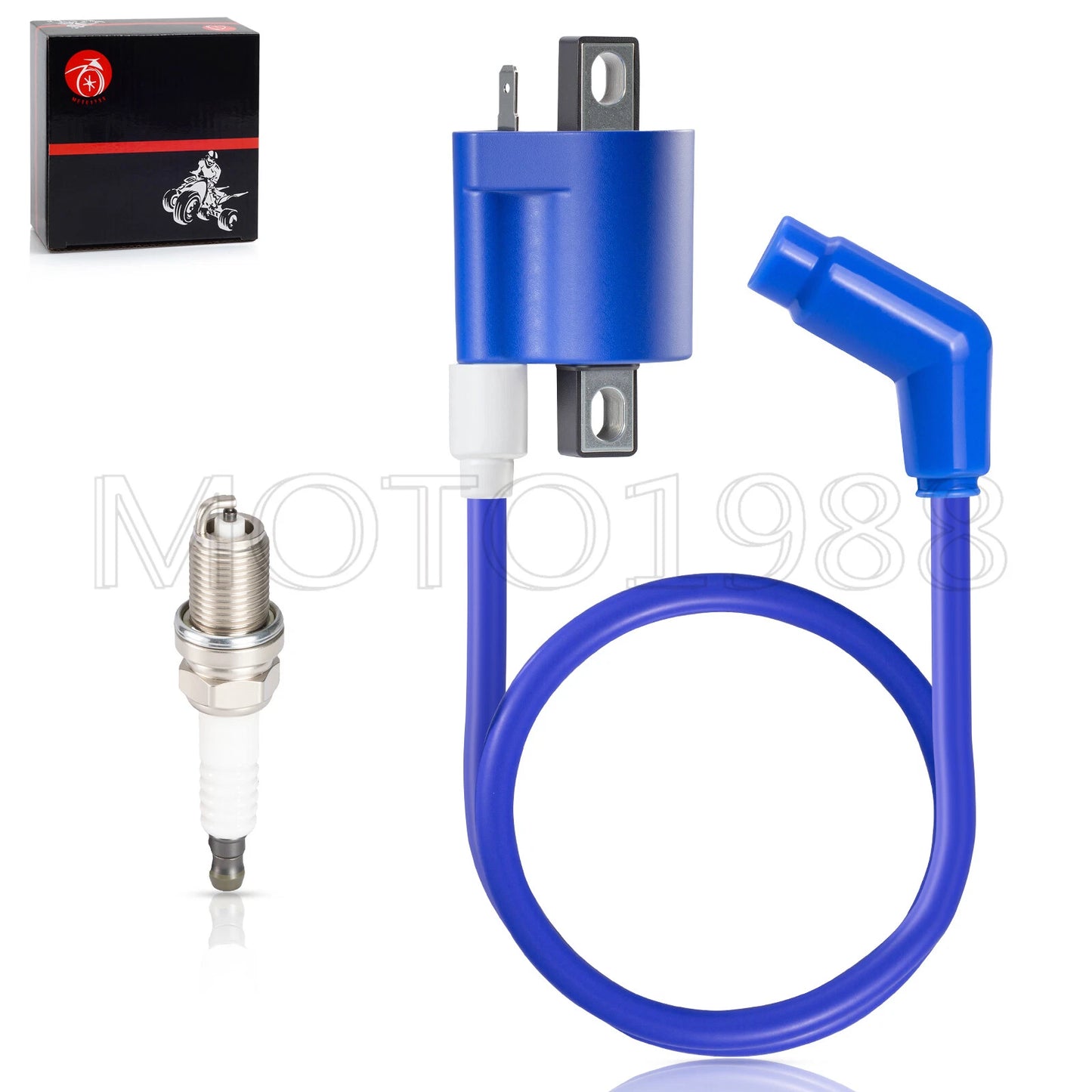 Ignition Coil Pack Spark Plug for Polaris Trail Blazer 330 Xpedition(2000–2013)