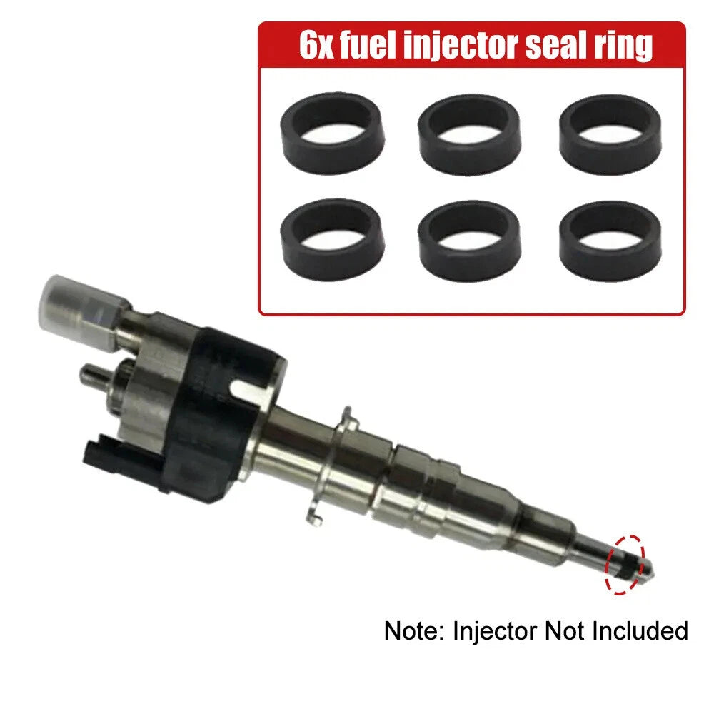 6 x Fuel Injector Seal Set for BMW 135 335 535 550 650i X5 X6 (2007-2016)