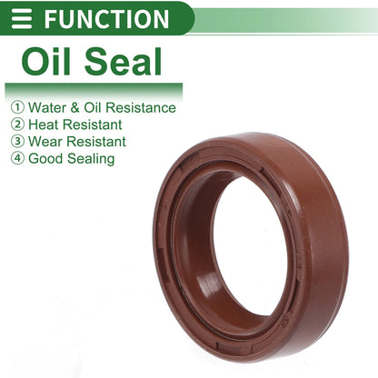 Oil Seal / 18x25x7mm / Rotary shaft seal FKM rubber / 5 Pcs