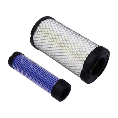 Air Filter Set for Baldwin RS3715, Fleetguard AF25550, John Deere M113621