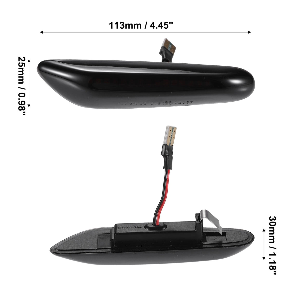 Car Side Marker Turn Signal Light for BMW X3 E83 (2003-2011) - 2 x Lights