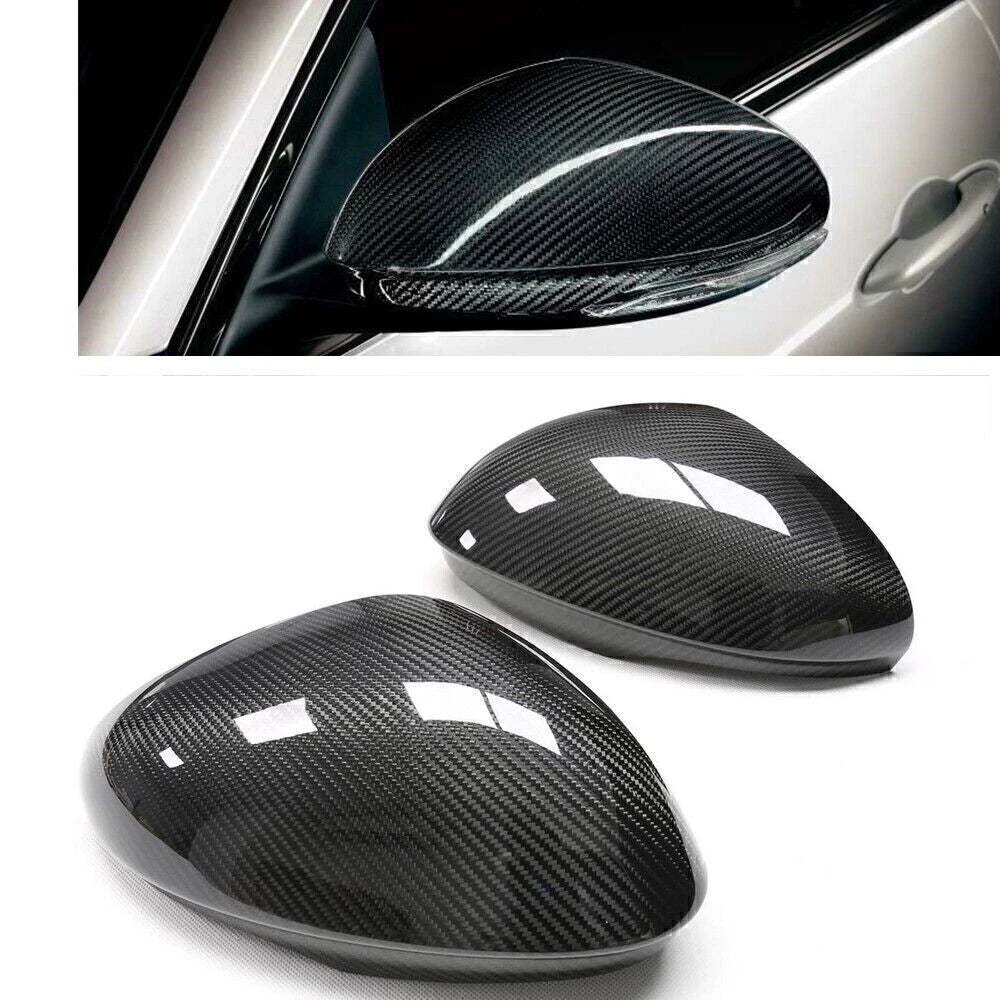 2 x Carbon Fiber Side Mirror Covers for Alfa Romeo (2017-2022)
