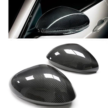 2 x Carbon Fiber Side Mirror Covers for Alfa Romeo (2017-2022)