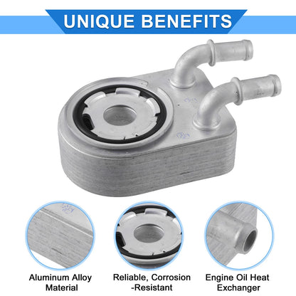 Oil Cooler with Seals and Bolt for Chrysler 200