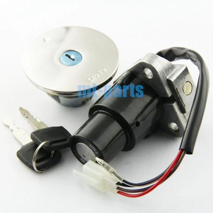 Ignition Key Switch & Fuel Tank Cap Lock Set for Yamaha FZR400 (1988-1990)