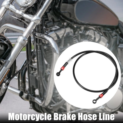 28 90 Degree Brake Hose for Motorcycle Line Clutch Tube 110cm Black